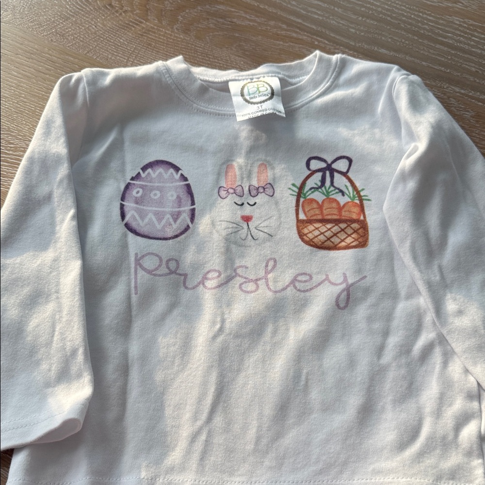 Presley monogram size 3T used condition